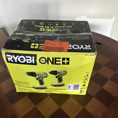 Ryobi ONE+ 18V Drill/Driver 2-Tool Combo Kit - PCL1200K2 - Image 1 of 3