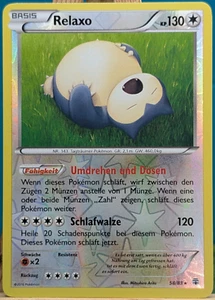 POKEMON - Generaciones - Relaxo - 58/83 - REVERSE HOLO - alemán - Imagen 1 de 1
