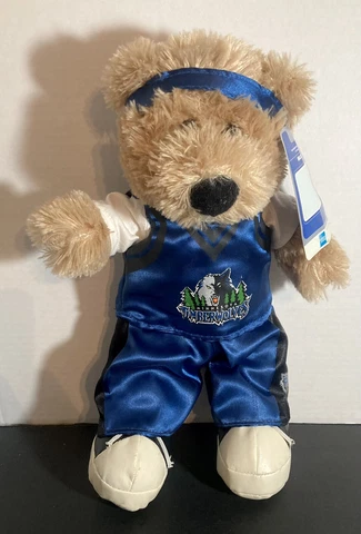 Rare 2005 NBA Minnesota Timberwolves Plush  Figure Good Stuff Non Smoking Home Cover