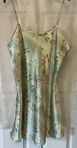 Camisón sin mangas AVON Intimates para mujer verde menta rosa floral quimise plus 1X - Imagen 1 de 6
