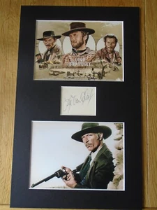 Autógrafo auténtico firmado genuino Lee Van Cleef - UACC / AFTAL. - Imagen 1 de 2