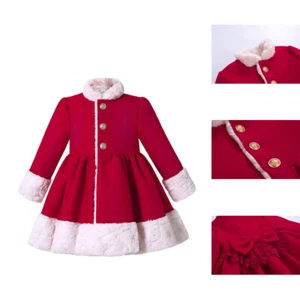 Winter Warm Outerwear Girl Jacket Coat Christmas Thick Parka Casual Clothes US - Picture 1 of 12