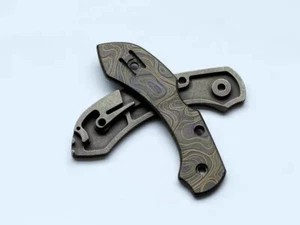 1 Paar maßgefertigte TC4 Titanlegierung Griffwaagen für Spyderco C28 Libelle - Bild 1 von 8