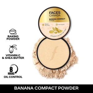 Faces Canada Banana Compact And Baking Powder With Vitamin C & Shea Butter - Picture 1 of 8