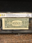 Sasa 1985 Federal Reserve Note New York Pcgs Vf35 Misalignment Error