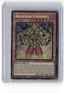 Archfiend's Advent BLTR-EN046 1st Edition Secret Rare Yugioh Card - Picture 1 of 2