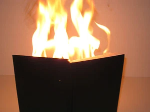 Hot Book Magic Trick FIRE Book - Stage Prop, MC Bit, Comedians, Make Big Flames - Picture 1 of 3