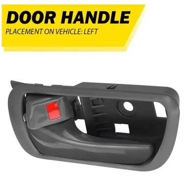 Door Handle Inside Left Driver Gray for 2002 2003 2004 2006 2005 Toyota Camry EB - Image 1 of 4