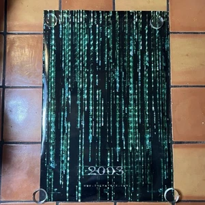 2003 The Matrix Reloaded ADVANCE HOLOFOIL MOVIE Poster Original Gerollt SS 40x27 - Bild 1 von 6