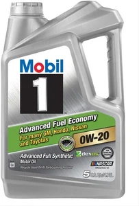 Mobil 1 (120758) Synthetisches Motoröl 0W-20 (Advanced Fuel 5 Quart, 3er Pack  - Bild 1 von 1