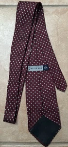 Corbata roja para hombre Savile Row England 100 % seda - Imagen 1 de 2