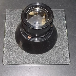 VIVITAR 135mm F4.5 ENLARGER LENS with 4-1/4" Lensboard ~ Japan for upto 4x5 negs - Picture 1 of 4