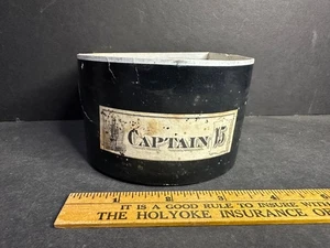 Untere Hälfte einer antiken Kragenschatulle "Kapitän 15" Lot 9 - Bild 1 von 9