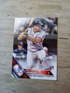 2016 Topps Gary Sanchez Rookie Card - Picture 1 of 2