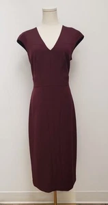 Brand New Judith & Charles Bordeaux Sheath Dress Size 12 - Imagen 1 de 5