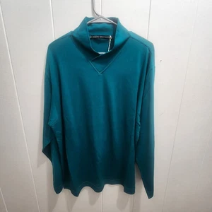 Umberto Ginocchietti 100% Wool Mens Turtle/V-Neck Long Sleeve Shirt  50 - Picture 1 of 16