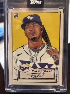 2022 Topps X Naturel 1952 Encased Art Wander Franco #11A RC Rookie Rays Sealed - Bild 1 von 2