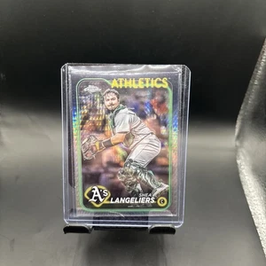 2024 Topps Chrome - Rifrattore a prisma #205 Shea Langeliers - Foto 1 di 2