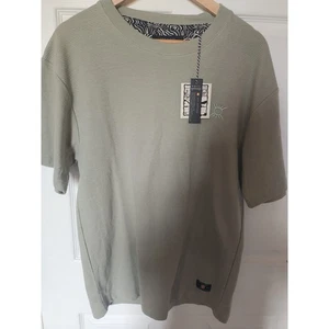 Camiseta SRF + SK8 RODE Para Hombre Verde Salvia 'Talla S - Nueva con Etiquetas  - Imagen 1 de 14