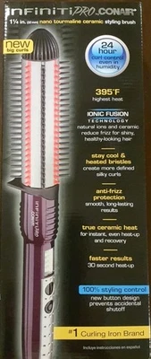 Infiniti PRO by Conair 1 1/4” Nano Tourmaline Ceramic CurlIng Brush BC3NWP - Image 1 of 2
