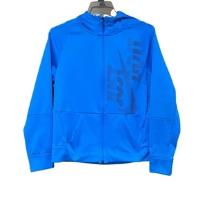 Nike Blue Athletic Full-Zip Hoodie Casual Wear - Picture 1 of 5