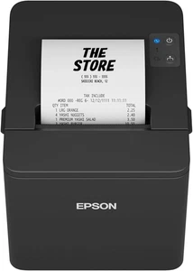 EPSON, TM-T20IV-SP-022 EBCK THERMAL POS PRINTER BLACK USB ETHERNET C31CL47022 - Picture 1 of 4