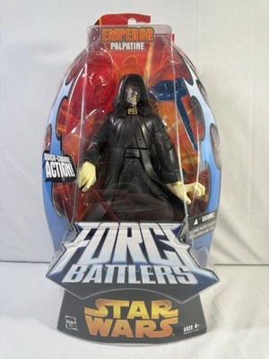 Figura de acción Star Wars Force Battlers Emperador Palpatine 2005 Hasbro NUEVO SELLADO Foto 1 de 2