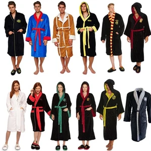 Character Dressing Gown Robe Mens Ladies Official Fleece Bathrobe  - Picture 1 of 43