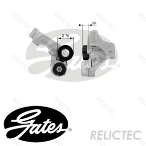 Tensioner Pulley V-Ribbed Aux Belt Ford:FOCUS,TRANSIT,TOURNEO 1S4Q6A228AD - Picture 1 of 2
