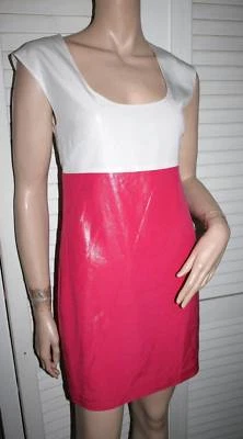 Laila Azhar Pink & White Shimmer Dress EUC size 4 - Image 1 of 4