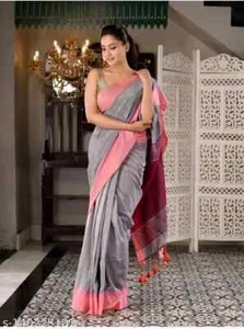 Women  Khadi saree - Picture 1 of 17