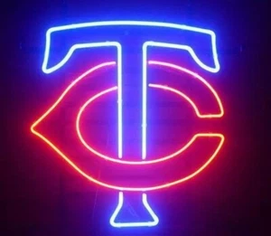 Minnesota Twins 17"x14" Neon Sign Lamp Light Gift Show Wall Shop Display EM - Picture 1 of 1