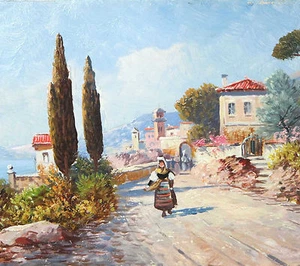 Kaufmann Karl Pseudonym ITALIEN Golf v. Neapel Italia P. Toretti Golfo di Napoli - Bild 1 von 10