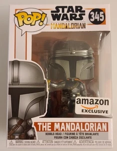 Neu Funko Pop Amazon Chrome Mandalorian Protector enthalten - Bild 1 von 6