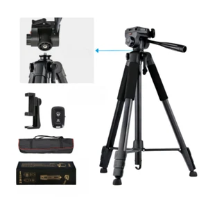 T200D Premium and Adjustable Phone Camera Tripod for Professional Photography - Picture 1 of 12