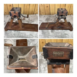 Antique Japanese Grain Seed Mill Thresher Crusher !! Daito Ironworks Co. - Picture 1 of 16