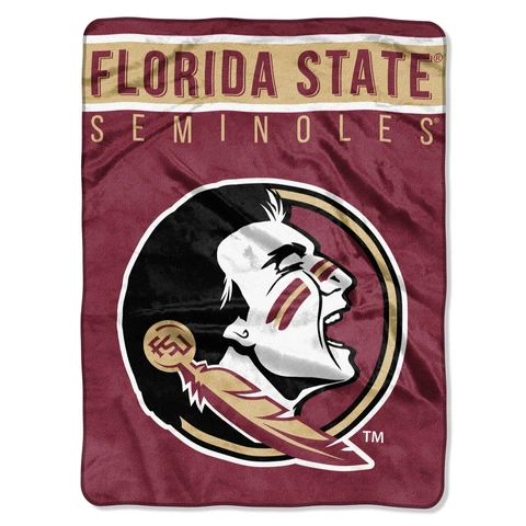 Florida State Seminoles FSU NCAA 60 x 80 Plush Throw Blanket Northwest Company Cover