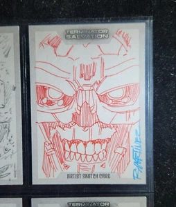 Terminator Salvation Artist Sketch Card - 1/1 Original Artwork - Topps - Picture 1 of 2