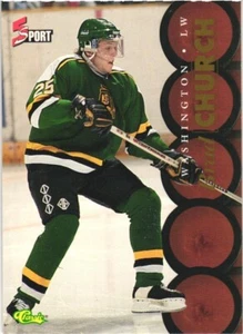 1995 Classic Five Sport #134 Brad Church Washington Capitals - Picture 1 of 2