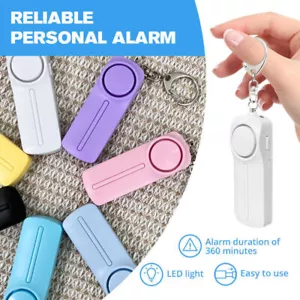 Personal Alarm for Women Kids Self Defence Safety Keychain Rape Alarm 130DB Loud - Picture 1 of 13