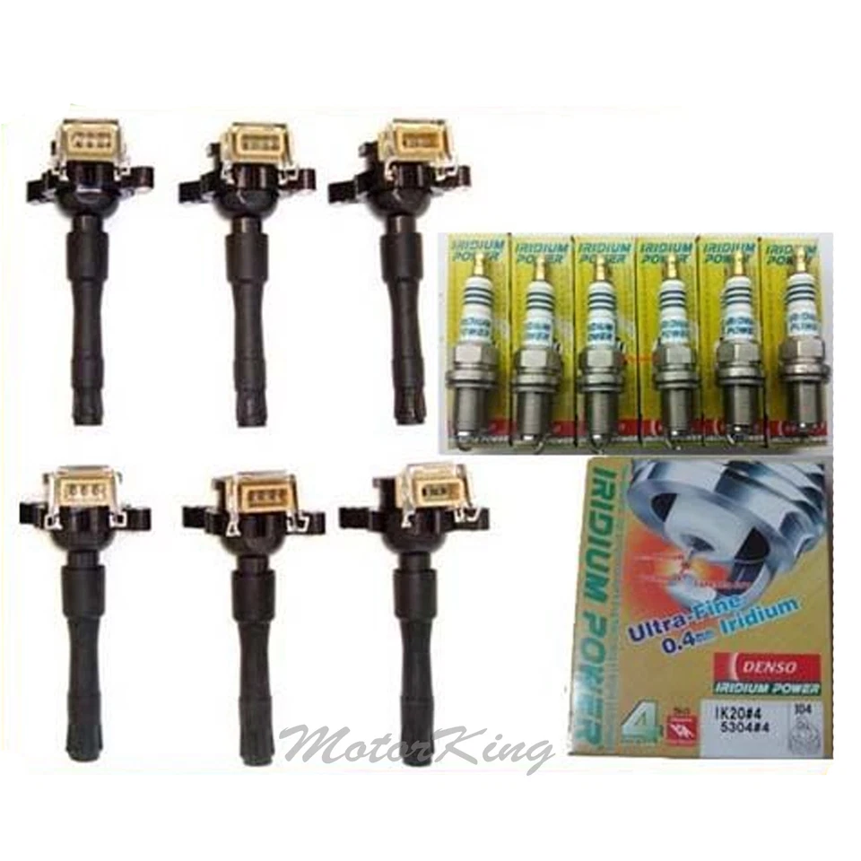 95-03 для BMW E46 E39 X5 Z3 Z8 E36 катушка зажигания B321 * 6 комплект 6 + 6 свеча зажигания IC166 - Изображение 1 из 2