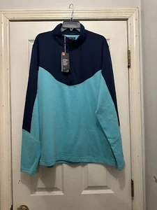 Under Armour Golf Lightweight Quarter Zip Teal Navy Xl NWT See Photos - Picture 1 of 8