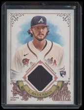 2021 Ian Anderson Topps Allen & Ginter #AGA-IA Rookie Game Used Relic - Braves