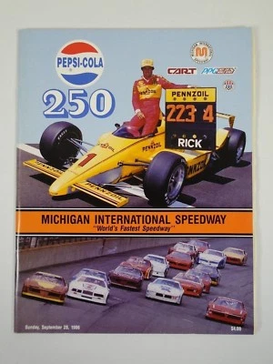 September 1986 Michigan Pepsi-Cola 250 Collector Program Al Unser - Image 1 of 4