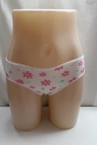 Trimfit Girls 100% Cotton Tagless Colorful Briefs 1-Pack L(10-12) Pink Daisy's - Picture 1 of 8