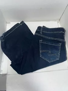 Silver Jeans Bootcut Jeans youth girls 14 Dark Wash Denim Zane Style - Picture 1 of 9