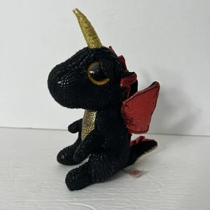 TY Beanie Boos Dragon Plush Grindal Small Stuffed Toy No Hangtags - Picture 1 of 9