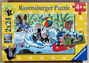Puzzle 2 x 24 Pezzi, RAVENSBURGER, "Vacanza con talpa e il suo amico - Foto 1 di 4