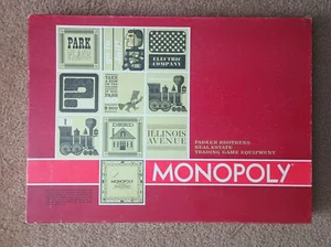 Vintage 1964 Parker Brothers Monopoly #11 Red Box edition - Picture 1 of 10