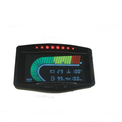 Car Oil Pressure Gauge Tachometer Volt Voltmeter Water Temp Fuel Gauge 12V/24V - Image 1 of 4